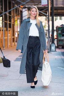 深灰色上衣搭配图片,深灰色上衣的时尚搭配指南